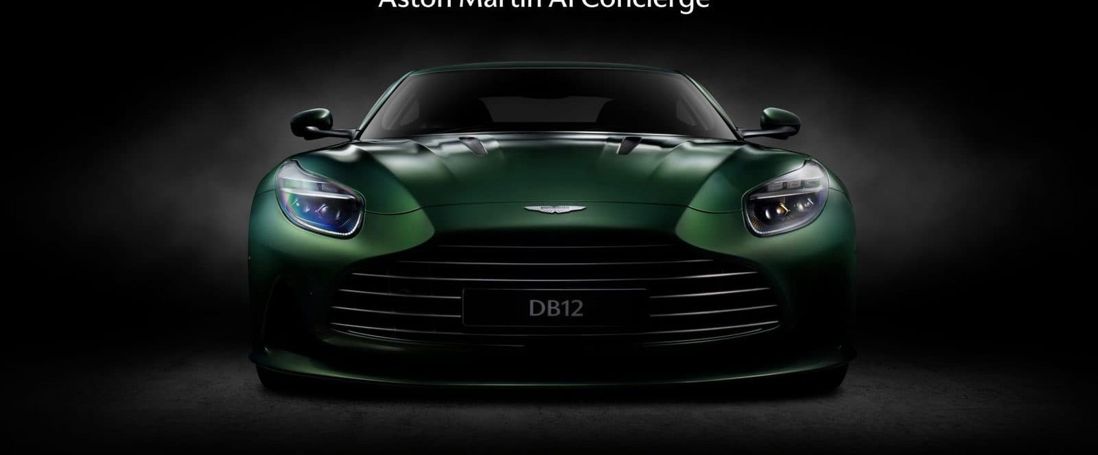 Aston Martin AI Concierge concept, DB12 in the personal showroom