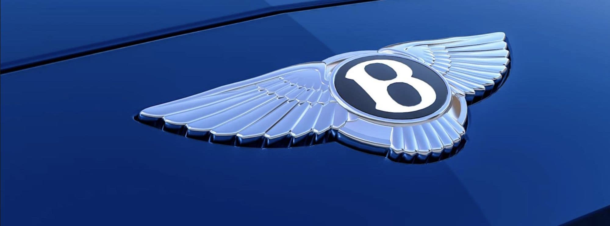 Bentley winged B badge render