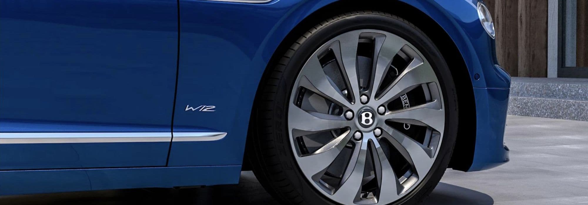 Bentley Flying Spur wheel and brake render