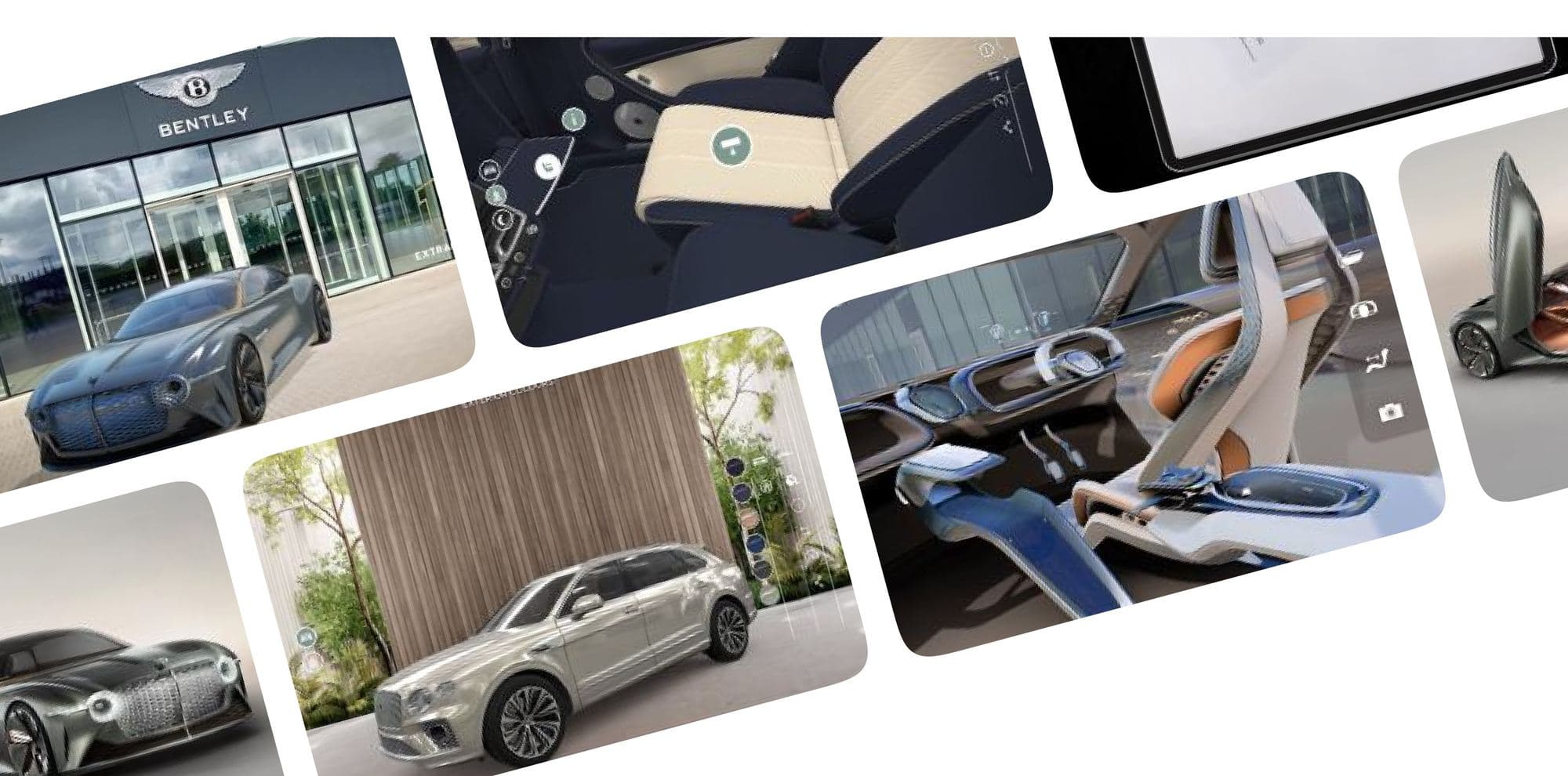 Bentley showroom, interiors and the Continental GT in the digital reality sales funnel